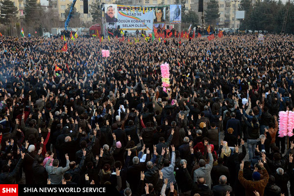 تصاویر/ ویرانه‌ای که از کوبانی به جای ماند