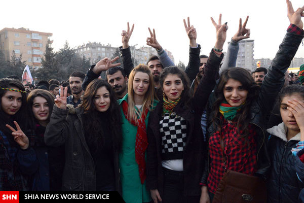 تصاویر/ ویرانه‌ای که از کوبانی به جای ماند