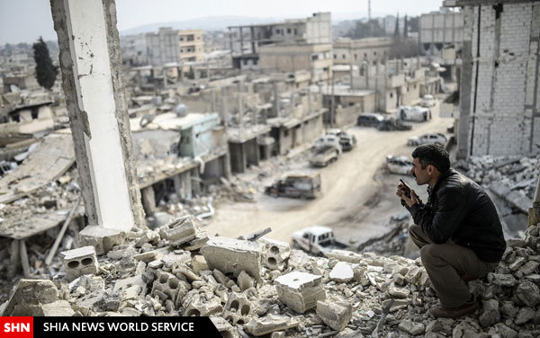 تصاویر/ ویرانه‌ای که از کوبانی به جای ماند