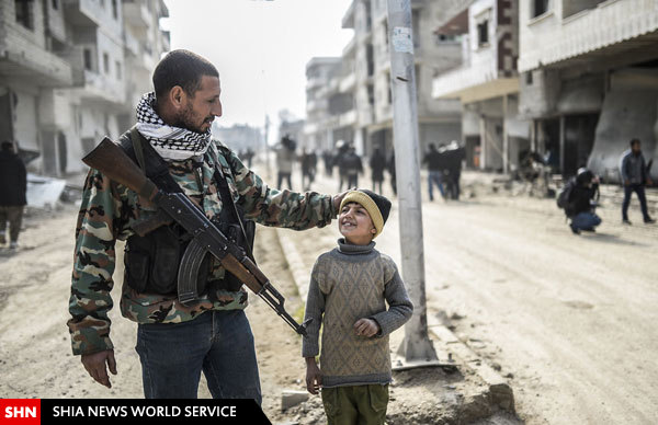 تصاویر/ ویرانه‌ای که از کوبانی به جای ماند