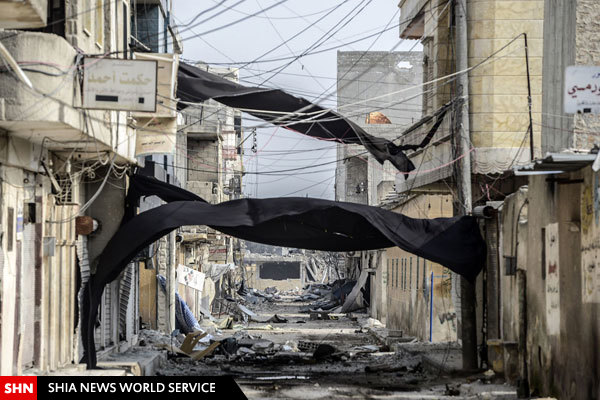 تصاویر/ ویرانه‌ای که از کوبانی به جای ماند