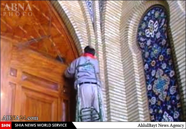 بازسازی بخشهای آسیب دیده حرم حضرت زینب(سلام الله علیها) + تصاویر بازسازی بخشهای آسیب دیده حرم حضرت زینب(سلام الله علیها) + تصاویر