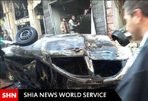 انفجار خودروی بمب‌گذاری شده در منطقه شیعه نشین سوریه