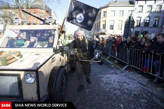 داعشی‌ها در کارناوال خیابانی بلژیک +تصویر