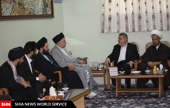 گزارش تصویری دیدار رییس کتابخانه ی ملی کشور با نماینده ی آیت الله سیستانی در قم گزارش تصویری دیدار رییس کتابخانه ی ملی کشور با نماینده ی آیت الله سیستانی در قم