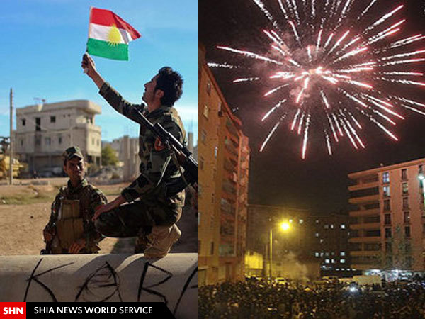 تصویر/ پایکوبی شبانه در عین العرب