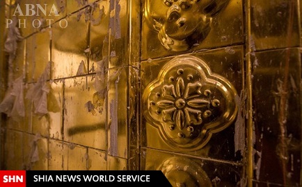 تذهیب ایوان طلای حرم حضرت عباس (علیه السلام) به پایان رسید + تصاویر