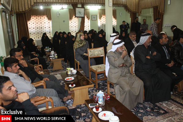 دیدار جمعی از خانواده شهدای عراق با نماینده آیت الله سیستانی