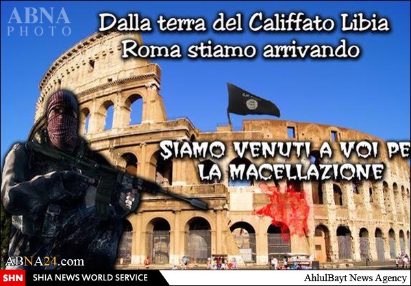 داعش مدعی شد درحال رسیدن به پایتخت ایتالیاست + عکس