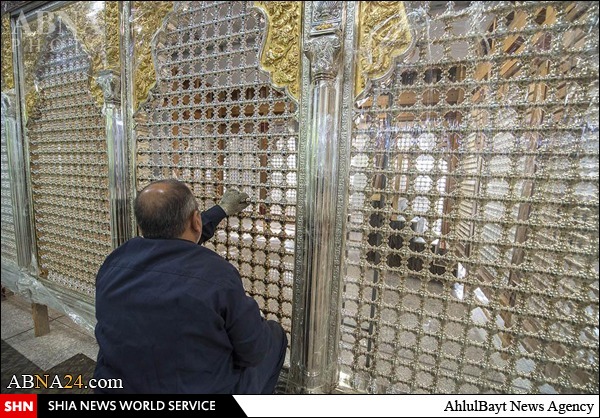 گزارش تصویری از ساخت ضریح جدید حرم مطهر حضرت عباس علیه السلام