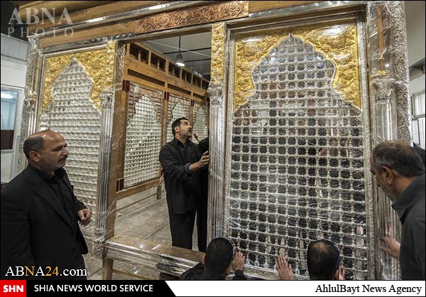 گزارش تصویری از ساخت ضریح جدید حرم مطهر حضرت عباس علیه السلام