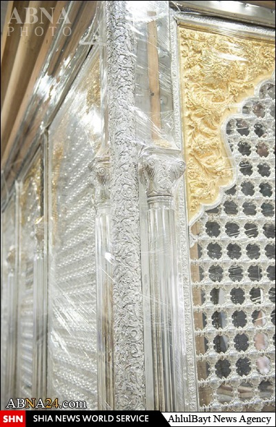 گزارش تصویری از ساخت ضریح جدید حرم مطهر حضرت عباس علیه السلام