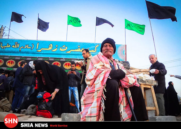 تصاویر/ تجمع زائران کربلا در مرز شلمچه