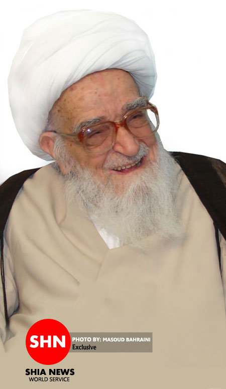 تصویر اختصاصی شیعه نیوز از مرجع عالیقدر آیت الله صافی گلپایگانی تصویر اختصاصی شیعه نیوز از مرجع عالیقدر آیت الله صافی گلپایگانی