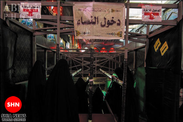گشایش درب سرداب امام جواد به روی زائران اربعین + تصاویر