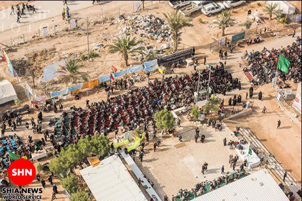 طولانی ترین نماز جماعت تاریخ در راه کربلا