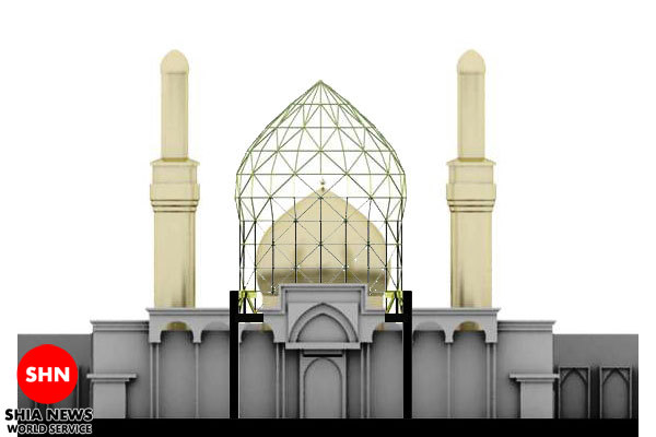 ترفیع گنبد ثارالله پس از 700 سال
