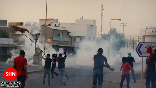 سرکوب عزاداران بحرینی با گاز سمی + تصویر