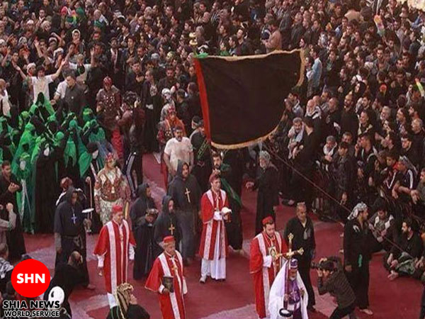 تصاویر/كاروان مسحيان در مراسم اربعين كربلا تصاویر/كاروان مسحيان در مراسم اربعين كربلا
