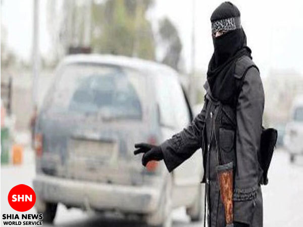 استقرار پلیس زن داعش در کرکوک + تصویر