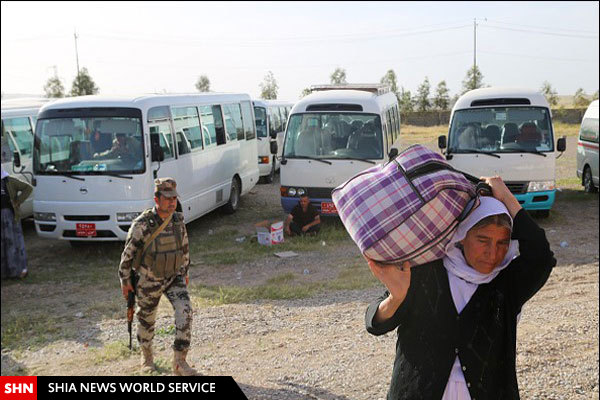 تصاویر /  آزادی بیش از ۲۰۰ کُرد ایزدی از اسارت داعش