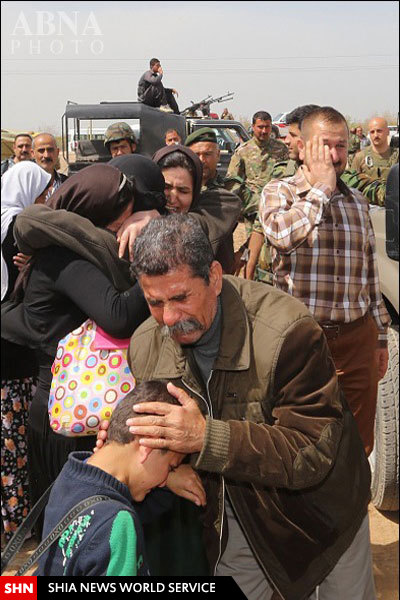 تصاویر /  آزادی بیش از ۲۰۰ کُرد ایزدی از اسارت داعش