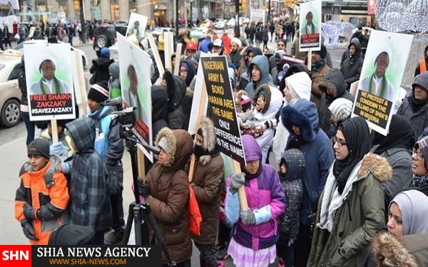 تصاویر/ تجمع مردم تورنتو برای آزادی شیخ زکزاکی