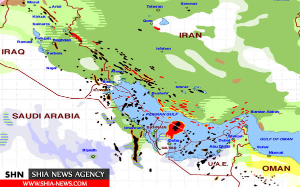 نقشه‌ای که درگیری خطرناک عربستان و ایران را توضیح می‌دهد +تصویر
