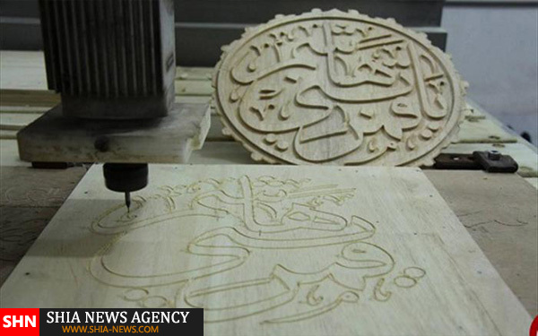 تصاویر دکور چوبی ضریح جدید حضرت عباس(ع)