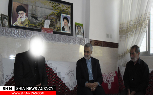 تصاویر حاج قاسم در منزل مهندس رضا