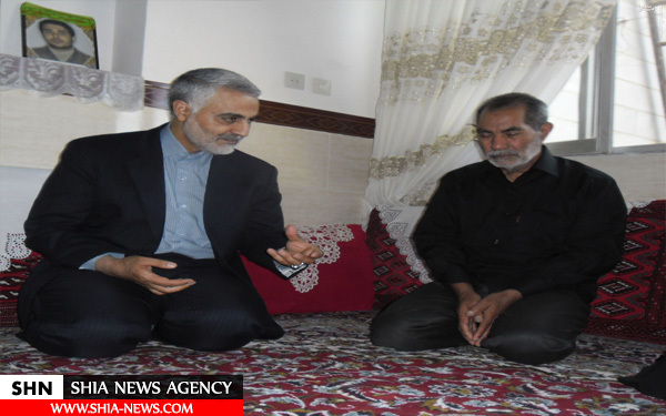 تصاویر حاج قاسم در منزل مهندس رضا