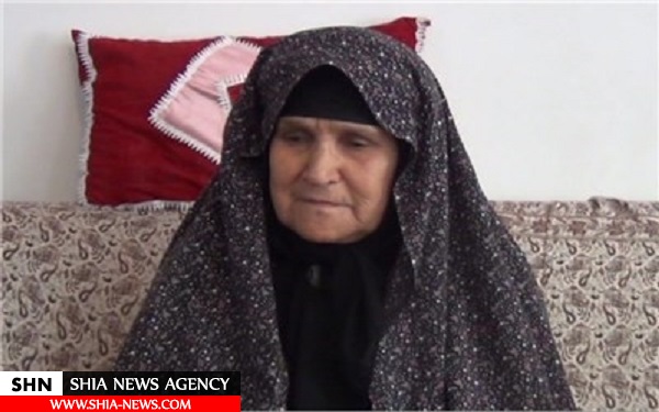 نقش وصیت‌نامه شهید بر قالیچه به دست مادر