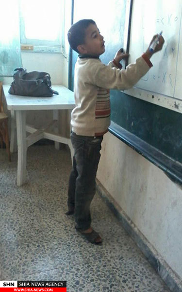 تلاش دانش آموزان شیعه سوری با وجود حملات تکفیری ها+ تصاویر