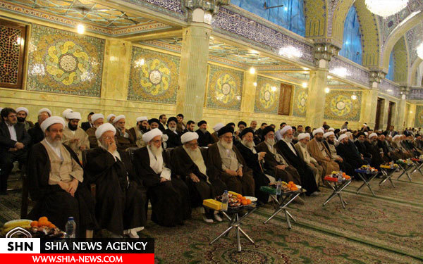 تصاویر جشن بزرگ میلاد امام حسن عسکری(ع) با حضور مراجع و علما