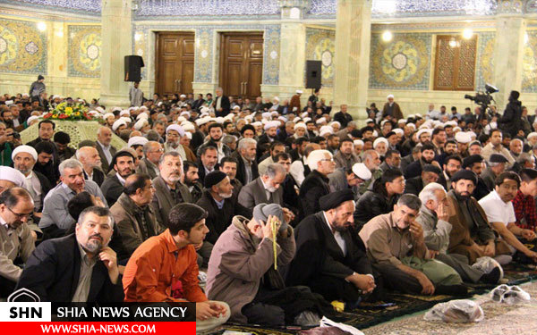 تصاویر جشن بزرگ میلاد امام حسن عسکری(ع) با حضور مراجع و علما