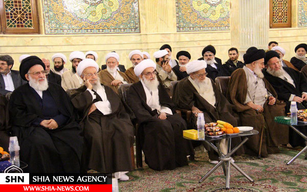 تصاویر جشن بزرگ میلاد امام حسن عسکری(ع) با حضور مراجع و علما