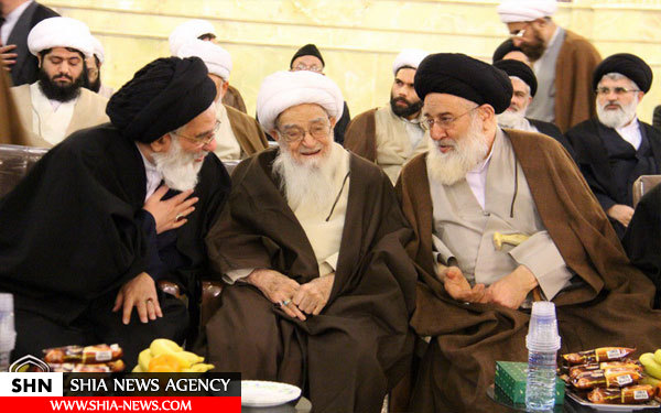 تصاویر جشن بزرگ میلاد امام حسن عسکری(ع) با حضور مراجع و علما