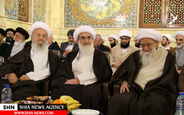 تصاویر جشن بزرگ میلاد امام حسن عسکری(ع) با حضور مراجع و علما