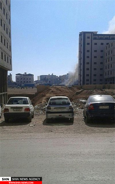 وقوع انفجار نزدیکی حرم حضرت زینب در دمشق+تصاویر