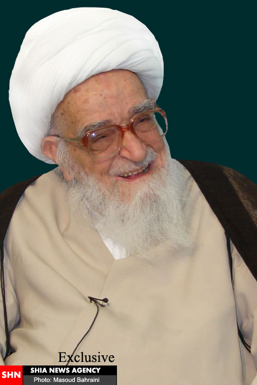 تصویر اختصاصی شیعه نیوز از مرجع عالیقدر شیعه، آیت الله صافی گلپایگانی تصویر اختصاصی شیعه نیوز از مرجع عالیقدر شیعه، آیت الله صافی گلپایگانی