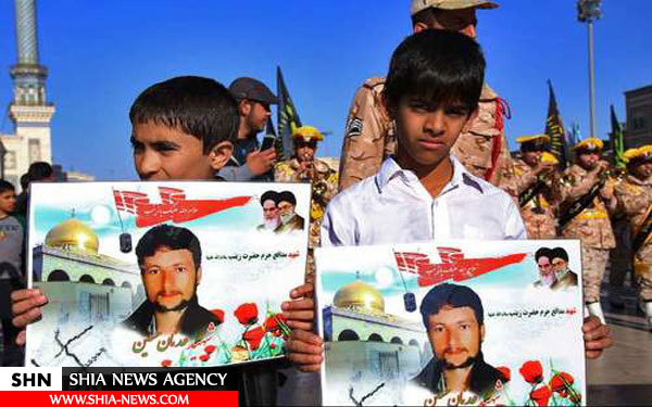 تصاویر تشییع مدافعان حرم پاکستانی در قم