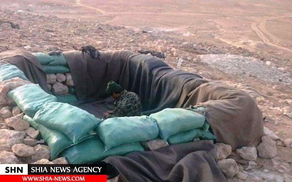 نمازخانه مدافعان حرم در خط مقدم+ تصویر