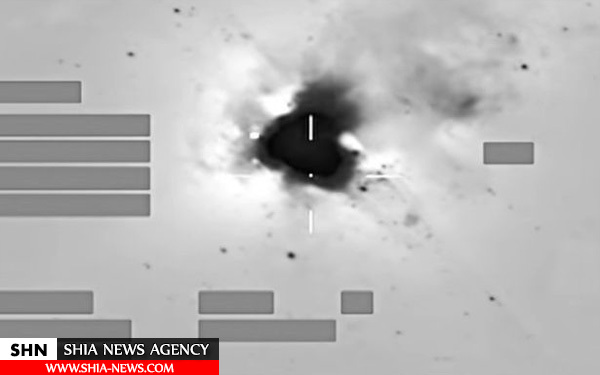 لحظه انهدام خودروهای داعشی بوسیله موشک بریم استون + تصاویر