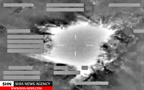 لحظه انهدام خودروهای داعشی بوسیله موشک بریم استون + تصاویر