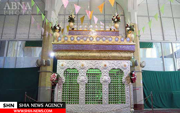 نصب ضریح پیرعاشق کربلا + تصاویر