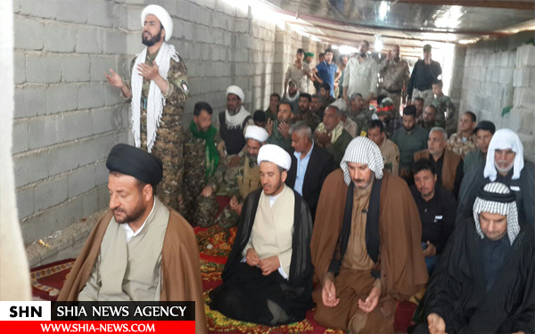 حضور فضلای حوزه نجف در جبهه نبرد با تکفیری ها + تصاویر