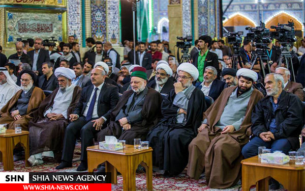 رونمایی از ضریح جدید حبیب بن مظاهر با حضور نماینده آیت الله سیستانی+ تصاویر