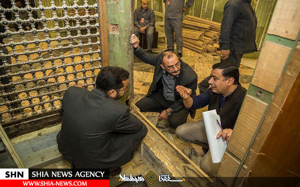 تصاویر کم نظیر از مراحل تغییر ضریح مطهر حضرت عباس (ع) تصاویر کم نظیر از مراحل تغییر ضریح مطهر حضرت عباس (ع)