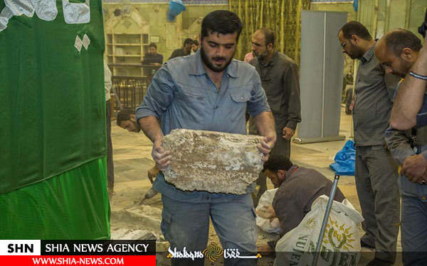 تصاویر کم نظیر از مراحل تغییر ضریح مطهر حضرت عباس (ع) تصاویر کم نظیر از مراحل تغییر ضریح مطهر حضرت عباس (ع)