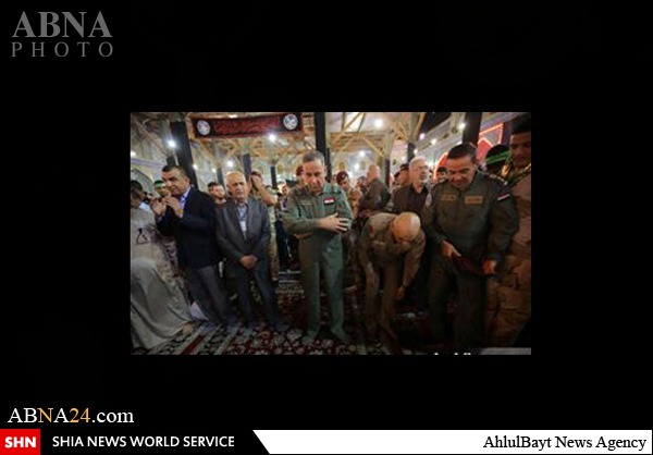 تشرف وزیر دفاع عراق به حرم مطهر امام کاظم+ تصاویر